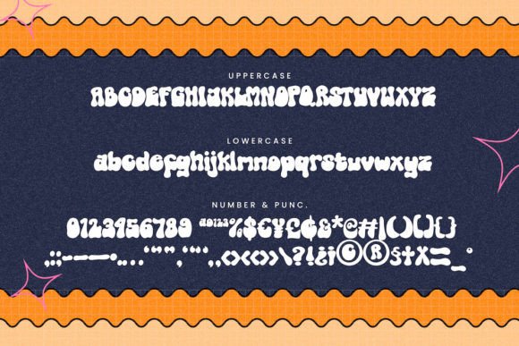Funky Retrovy Font - Preview 1