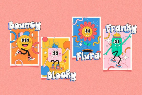 Funky Retrovy Font - Preview 2