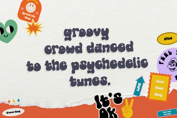 Funky Retrovy Font - Preview 5