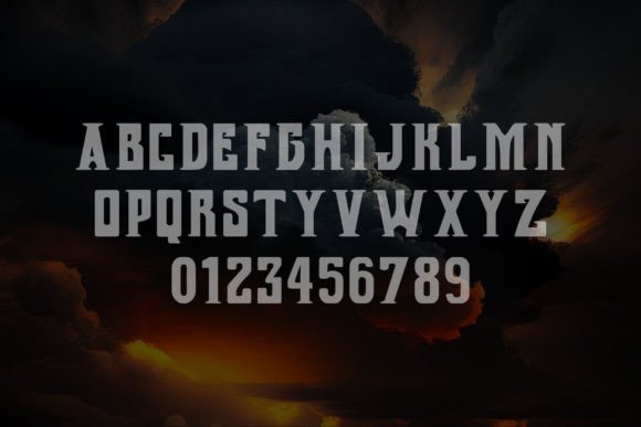Grund Font PNG with transparent background - Preview 1