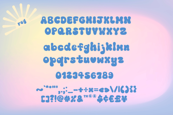 Groovy Flower Font - Preview 5