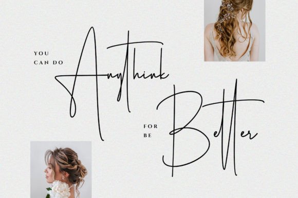 Hintterland Signature Font PNG with transparent background - Preview 2