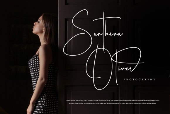Hintterland Signature Font PNG with transparent background - Preview 3
