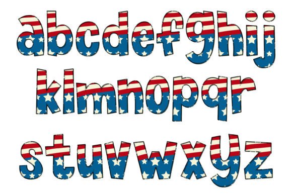Historic American Font PNG with transparent background - Preview 2