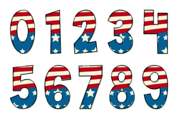 Historic American Font PNG with transparent background - Preview 3