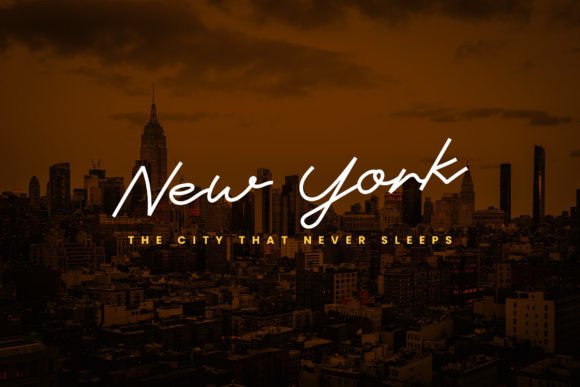 Kingston Script Font - Preview 2