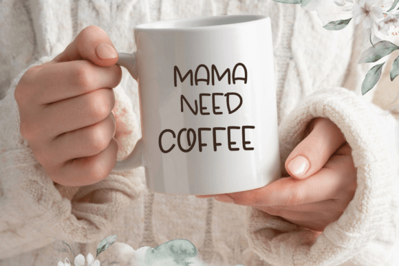Lovely Mountain Font PNG with transparent background - Preview 1