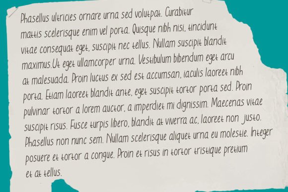 Lucy's Handwriting Font PNG with transparent background - Preview 1