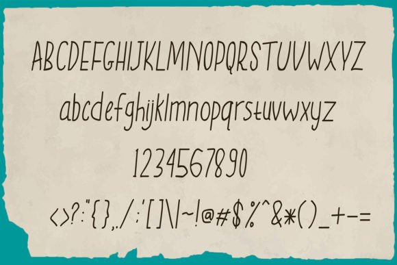 Lucy's Handwriting Font PNG with transparent background - Preview 3