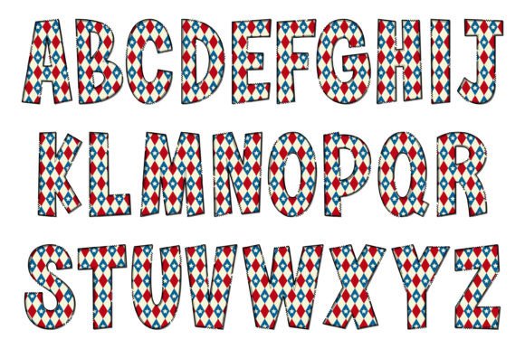 Patriotism Font PNG with transparent background - Preview 1