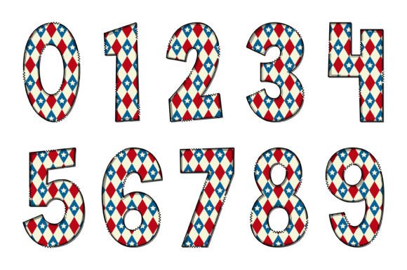 Patriotism Font PNG with transparent background - Preview 3