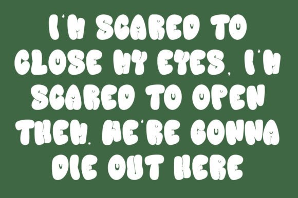 Peek out Font Font PNG with transparent background - Preview 5