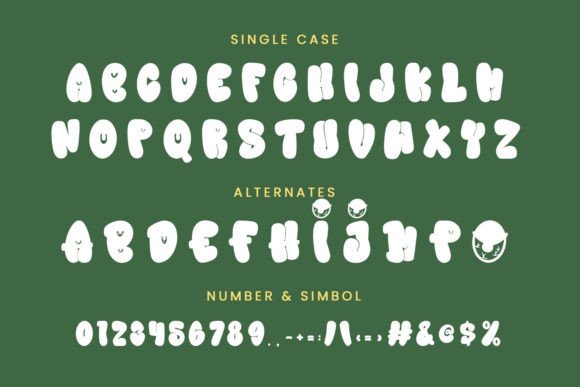 Peek out Font Font PNG with transparent background - Preview 6