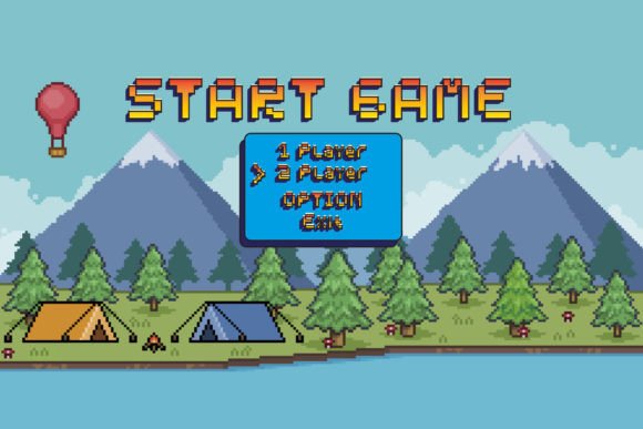 Pixelate Font PNG with transparent background - Preview 4