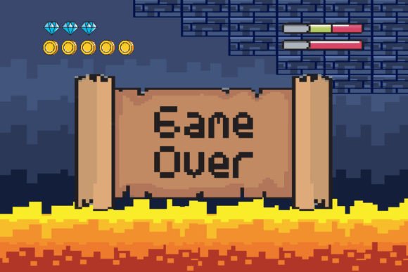 Pixelate Font PNG with transparent background - Preview 5