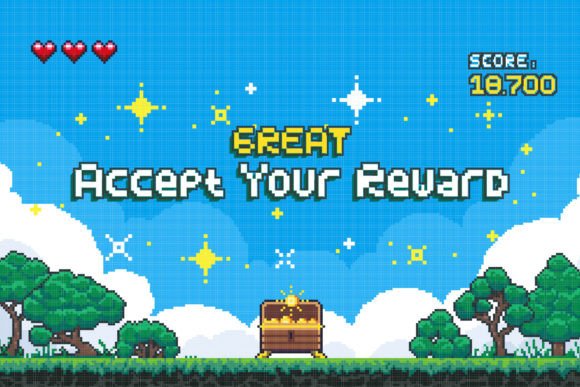 Pixelate Font PNG with transparent background - Preview 6