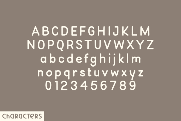 Potato Truffles Font PNG with transparent background - Preview 1