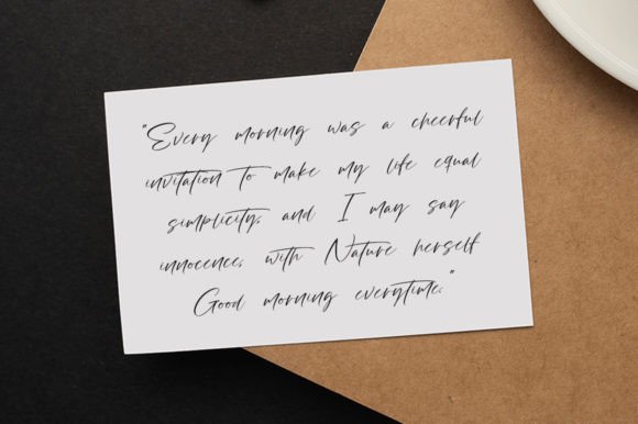 Prestige Signature Font PNG with transparent background - Preview 1