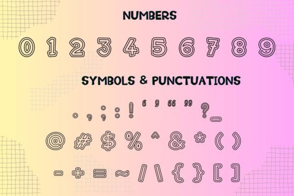Quill Sketch Font PNG with transparent background - Preview 2