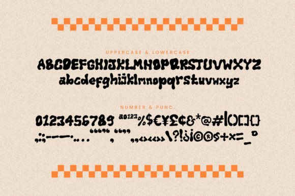 Retroovy Vibes Font PNG with transparent background - Preview 1
