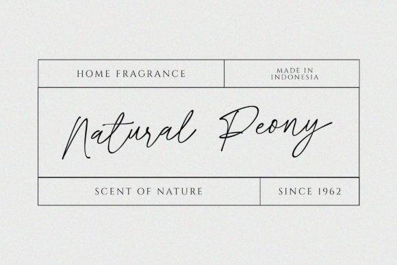 Rosethine Font PNG with transparent background - Preview 1