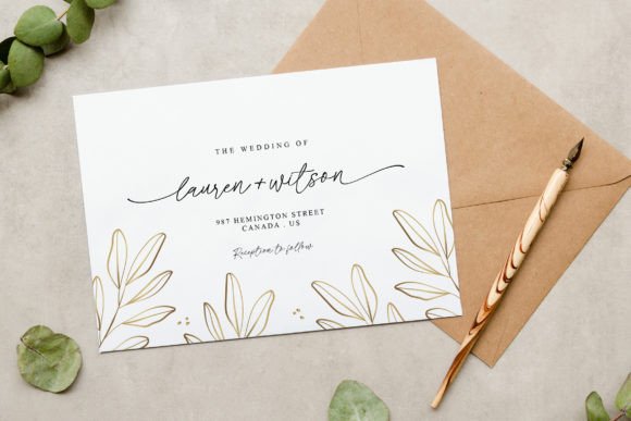 Rosethine Font PNG with transparent background - Preview 4
