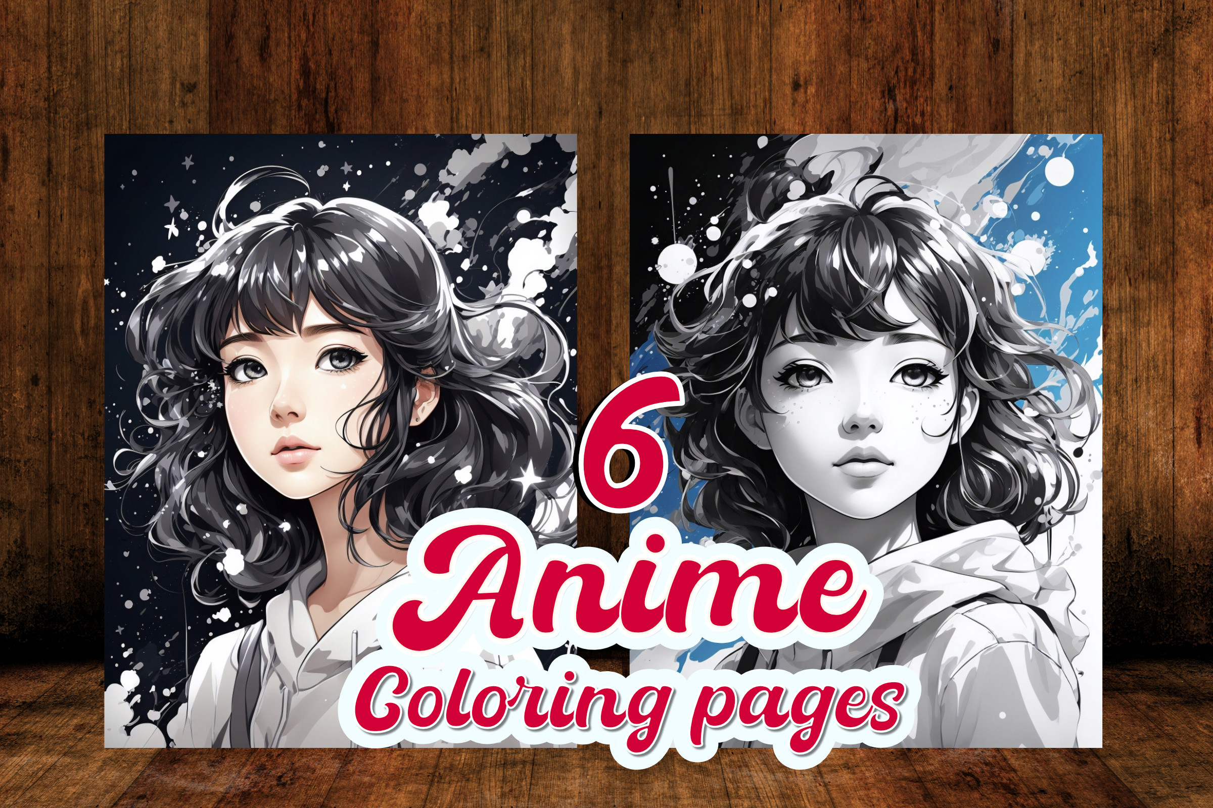 Anime Portrait Coloring Pages