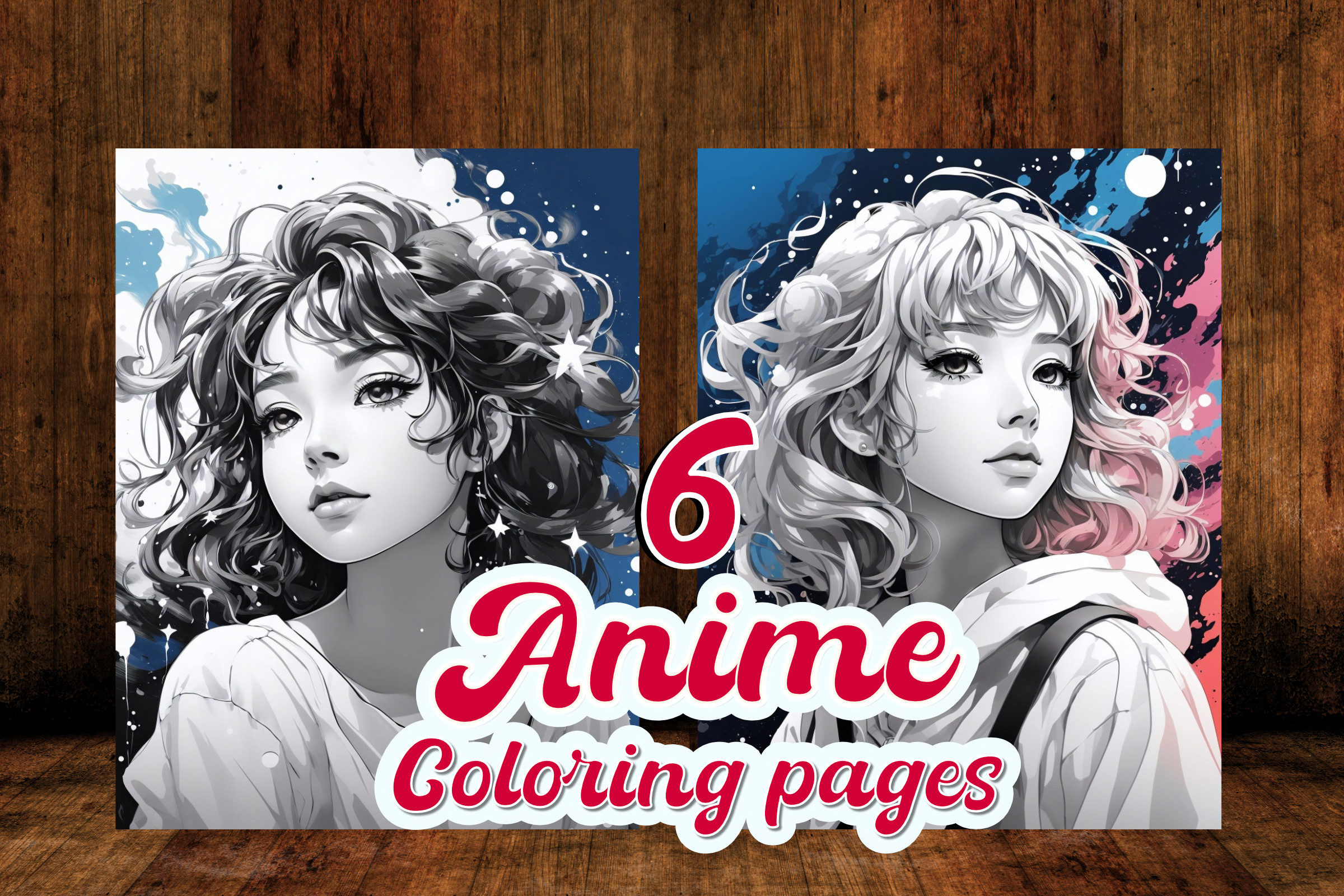 Anime Portrait Coloring Pages