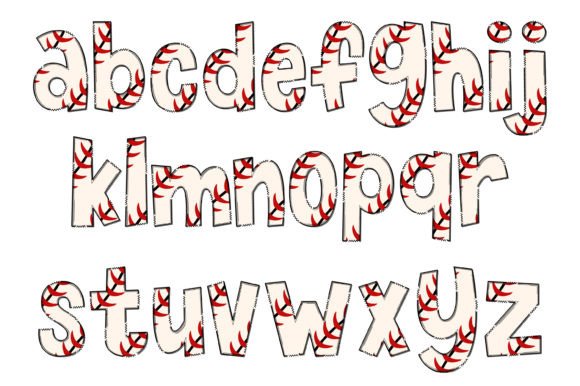 Baseballs Font - Preview 2