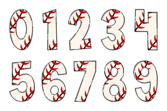 Baseballs Font - Preview 3