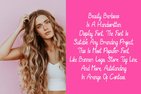 Beauty Barbiees Font - Preview 1