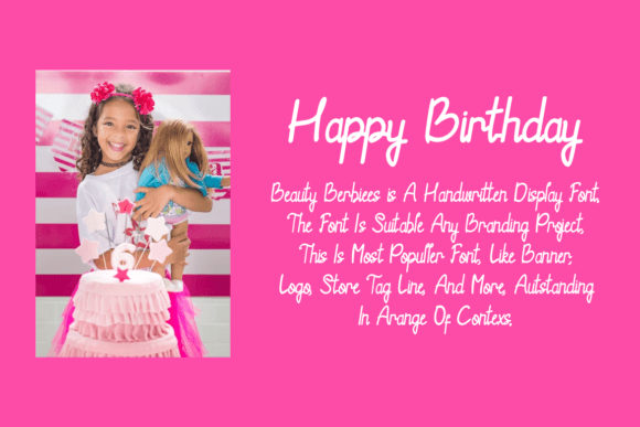 Beauty Barbiees Font - Preview 3