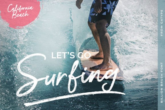 Billion Brush Font - Preview 2