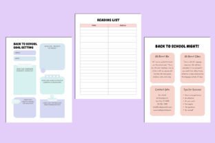 Editable Back to School Planner Canva Graphic by Shumaya · Creative Fabrica