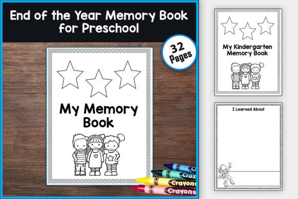 End of the Year Memory Book for PreK+K Gráfico Materiales didácticos Por TheStudyKits