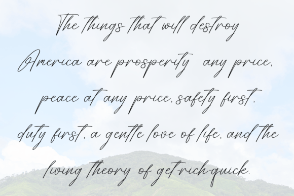 Feeling Font - Preview 5