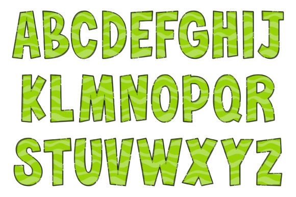 Green Smoke Font - Preview 1