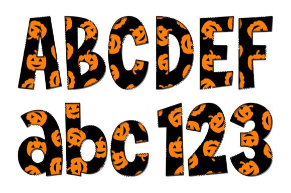 Halloween Party Bundle Font PNG with transparent background - Preview 1
