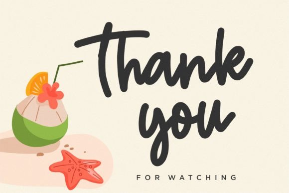 Island Beach Font PNG with transparent background - Preview 5