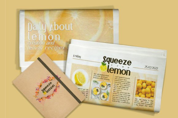 Lemon Sundae Font PNG with transparent background - Preview 6