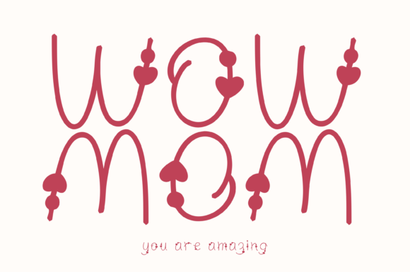Lonely Heart Font PNG with transparent background - Preview 3