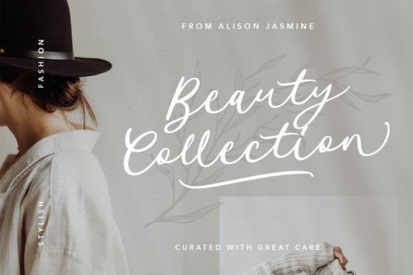 Meridian Beauty Font PNG with transparent background - Preview 1