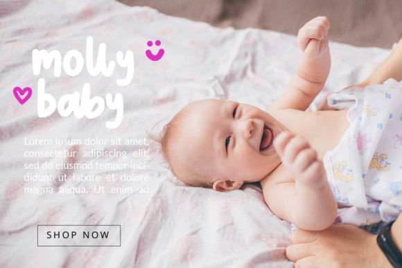Pollysweat Font PNG with transparent background - Preview 3