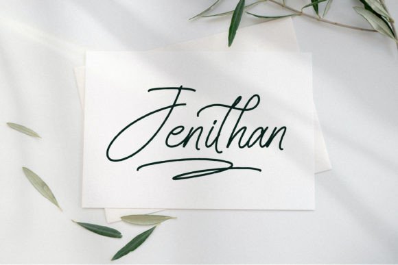 Senofeetha Font PNG with transparent background - Preview 1