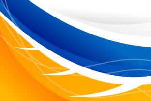 Orange Blue Background Graphic by noory.shopper · Creative Fabrica
