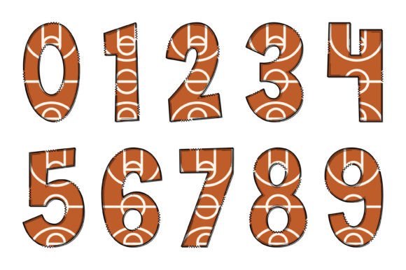 Basketball Court Font - Preview 3