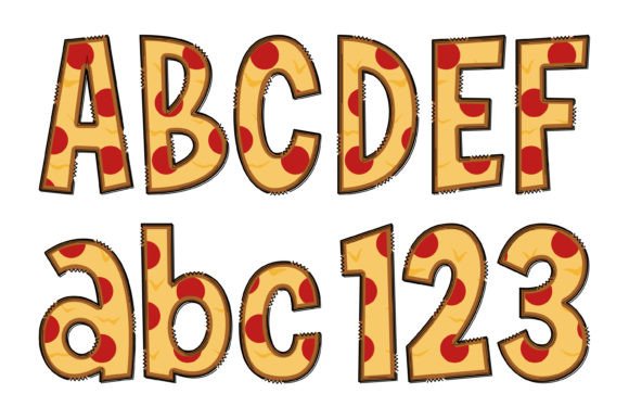 Best Pizza Collection Font - Preview 3