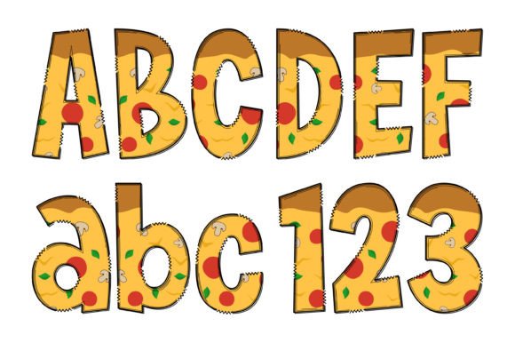 Best Pizza Collection Font - Preview 4