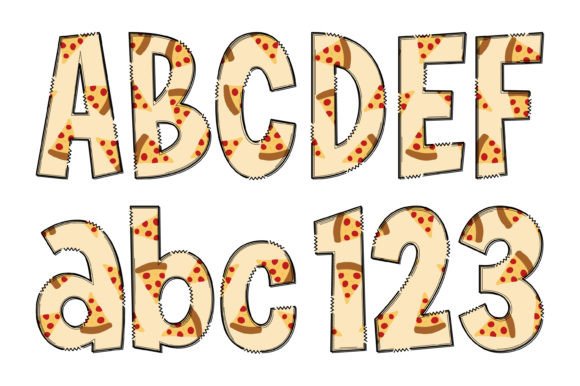 Best Pizza Collection Font - Preview 5