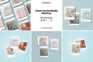 Clean Social Media Mockup Graphic by My Code Std · Creative Fabrica